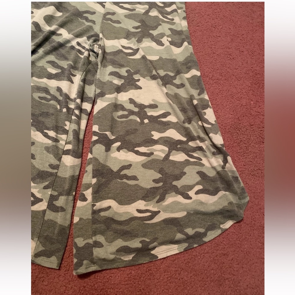 21 Saints Womens Camouflage Sleeveless Cropped Wide-Leg Jumpsuit Size S - Picture 5 of 16